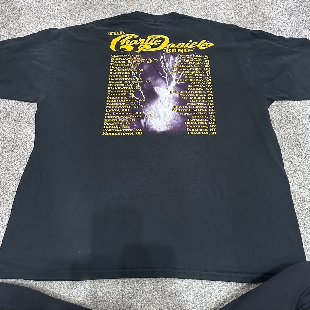 Vintage Charlie Daniels Band Tour Tee View 3